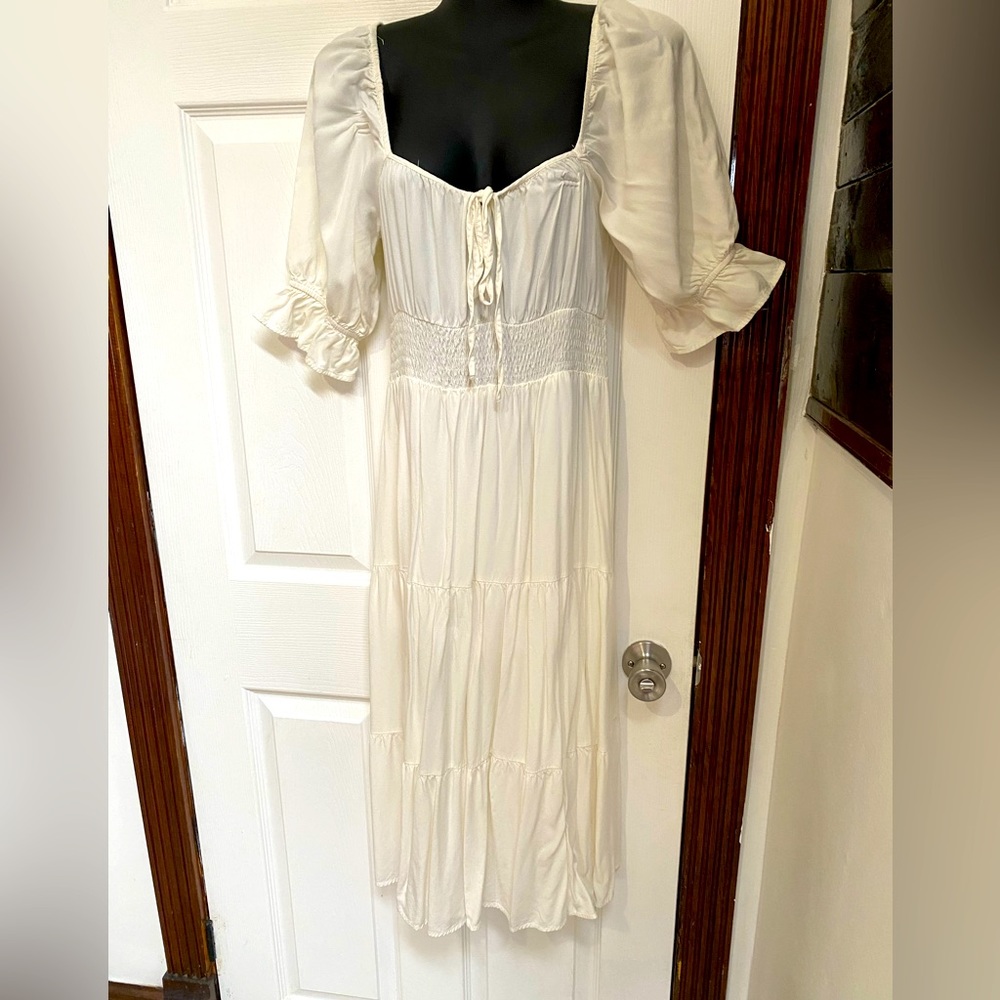 Size medium Bohemian maxi dress. Summer fairy woodland witch.